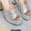 Gucci Heel 11cm Platform 2.5cm Studs slide sandals 723404 Metallic Silver 2023