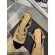 Chanel Leather Buckle Slingbacks Beige 2023