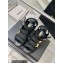 Chanel Heel 7cm Lycra Logo Sandals 2023