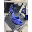 Chanel Heel 3.5cm Crystal Bow Satin Pumps Blue 2023