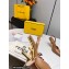 Fendi First Heel 9.5cm leather high-heeled slingbacks Brown 2023