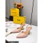 Fendi First Heel 9.5cm leather high-heeled slingbacks Nude Pink 2023