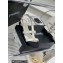 Chanel Heel 5cm CC Logo Sandals White 2023