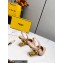 Fendi First Heel 9.5cm leather high-heeled slingbacks Nude Pink 2023