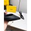 Fendi First Heel 9.5cm leather high-heeled slingbacks Black 2023