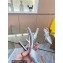 Fendi First Heel 9.5cm leather high-heeled slingbacks Silver 2023
