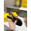 Fendi First leather high-heeled sandals Coffee 2023