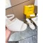 Fendi First leather high-heeled sandals White 2023