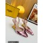 Fendi First sequin high-heeled slingbacks Pink 2023