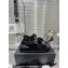 Chanel CC Logo Beach Sandals G40138 Velvet Black 2023