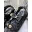 Chanel CC Logo Beach Sandals G40138 Velvet Black 2023