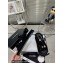 Chanel CC Logo Beach Sandals G40138 Velvet Black 2023
