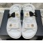 Chanel CC Logo Beach Sandals G40138 White 2023