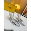 Fendi First sequin high-heeled slingbacks Silver 2023