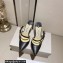 Jimmy Choo Heel 8.5cm Leather Pointed-Toe Mules Black with stud-embellished Bow 2023