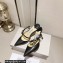 Jimmy Choo Heel 8.5cm Leather Pointed-Toe Mules Black with stud-embellished Bow 2023