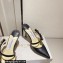Jimmy Choo Heel 8.5cm Leather Pointed-Toe Mules Black with stud-embellished Bow 2023
