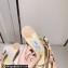 Jimmy Choo Heel 8.5cm Leather Pointed-Toe Mules Nude with stud-embellished Bow 2023