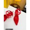 Fendi Colibrì Lite mesh high-heeled slingbacks Red 2023