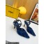 Fendi Colibrì Lite mesh high-heeled slingbacks Blue 2023