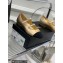 Chanel Lambskin and Calfskin Mary Janes G39514 Metallic Gold 2023