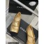 Chanel Lambskin and Calfskin Mary Janes G39514 Metallic Gold 2023