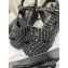 Chanel Iridescent Cotton Tweed Sandals G39918 Black 2023