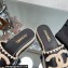 Chanel Hemp Rope CC Logo Mules Black 2023