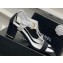 Chanel Heel 4.5cm Lambskin and Grosgrain Sandals White 2023