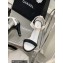 Chanel Heel 9cm Lambskin and Grosgrain Sandals White 2023