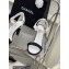 Chanel Heel 9cm Lambskin and Grosgrain Sandals White 2023