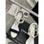 Chanel Heel 9cm Lambskin and Grosgrain Sandals White 2023