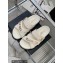 Chanel Heel 2cm Patent and Tweed Logo Mules White 2023