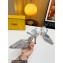 Fendi Colibrì Lite mesh high-heeled slingbacks Silver 2023