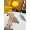 Fendi Colibrì Lite mesh high-heeled slingbacks Silver 2023