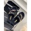 Chanel Heel 2cm Patent and Tweed Logo Mules Black 2023