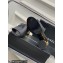 Chanel Gold Heel 5.5cm CC Logo Mules Black 2023
