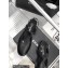 Chanel Heel 3cm Leather Round Toe Slingbacks Black 2023