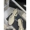 Chanel Heel 3cm Leather Round Toe Slingbacks White 2023