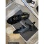 Chanel Leather Buckle Slingbacks Black 2023