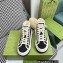 Gucci Heel 5cm GG canvas High-top Sneakers 746768 Black 2023