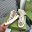 Gucci Heel 5cm GG canvas High-top Sneakers 746768 Beige 2023