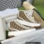 Gucci Heel 5cm GG canvas High-top Sneakers 746768 Beige 2023