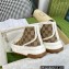 Gucci Heel 5cm GG canvas High-top Sneakers 746768 Beige 2023