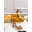 Louis Vuitton Heel 9.5cm Silver Logo Sparkle Sandals Gold 2023