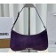 Jacquemus Le Bisou Pony-hair shoulder bag 2089 Purple
