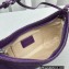 Jacquemus Le Bisou Pony-hair shoulder bag 2089 Purple