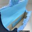 Jacquemus Le Bambidou Shearling flap bag 2036 Blue