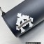 CHROME HEARTS Scroll Patch Small Bag Black/White