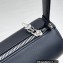 CHROME HEARTS Scroll Patch Small Bag Black/White